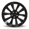 Rtx Alloy Wheel, Noda 19x7.5 5x114.3 ET40 CB60.1 Gloss Black 082902
